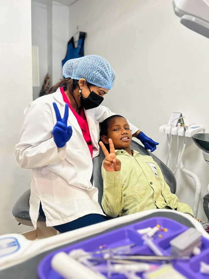 Child patient at Ekdant Dental Clinic